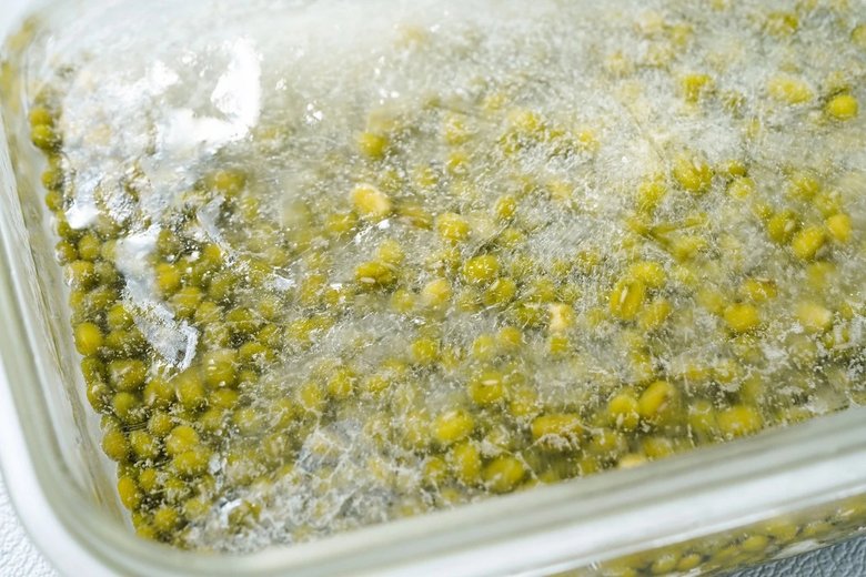 Mung bean soup - traditional cooling summer drink for industrial workers