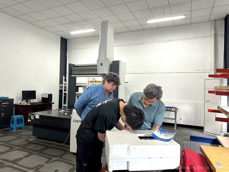Slewing ring production visit