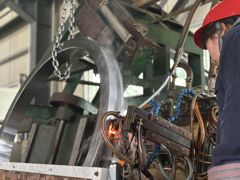 Induction hardening process