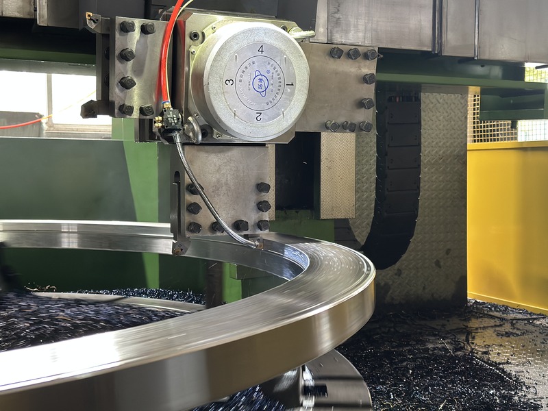 Slewing ring machining detail